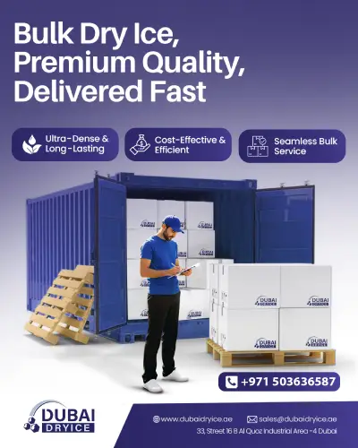 Dubai Dry Ice Supplier - Blocks, Pellets, Same-Day Delivery