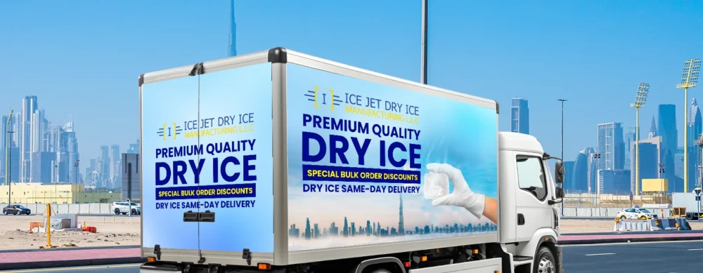 Jet Dry Ice Manufacturing LLC is the trusted regional supplier of customized dry ice delivery services, especially in Dubai and all over the UAE. Ice Jet Dry Ice Manufacturing LLC offers dry ice with customized packaging and distribution services to a variety of clients, including restaurants, food distributors, government labs, diagnostic labs, blood banks, order fulfillment companies, home delivery services, ice cream shops, dairies, catering companies, and dry ice blast cleaning companies.