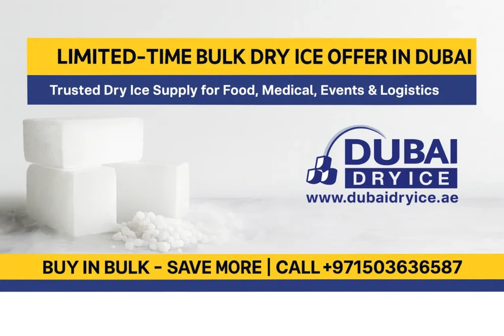 Limited-Time Bulk Dry Ice Offer in Dubai