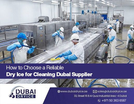 Dry ice for cleaning Dubai — professional team performing industrial facility cleaning using advanced equipment