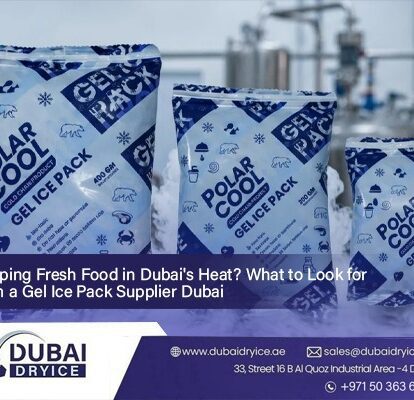 Gel ice pack supplier DubaPolar Cool gel ice packs for shipping fresh food in Dubai's heat