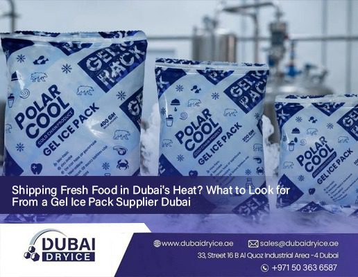 Gel ice pack supplier DubaPolar Cool gel ice packs for shipping fresh food in Dubai's heat