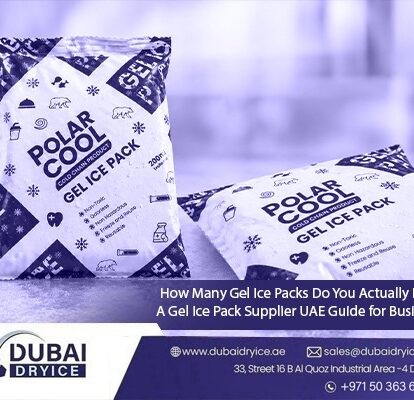Gel ice pack supplier UAE - Polar Cool gel ice packs by Dubai Dry Ice